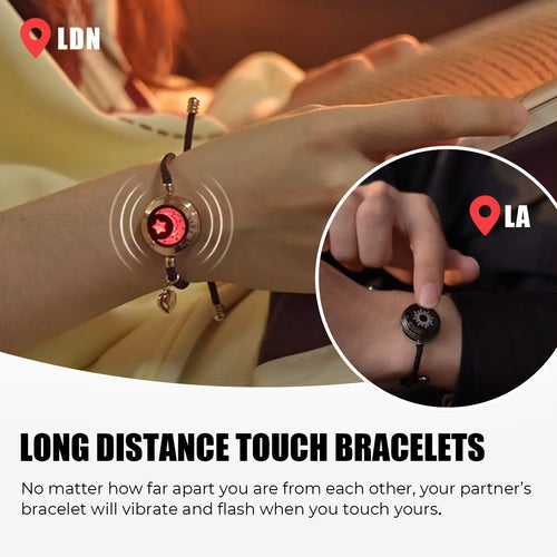 TouchBond Love Bracelet - Sliver + Gold