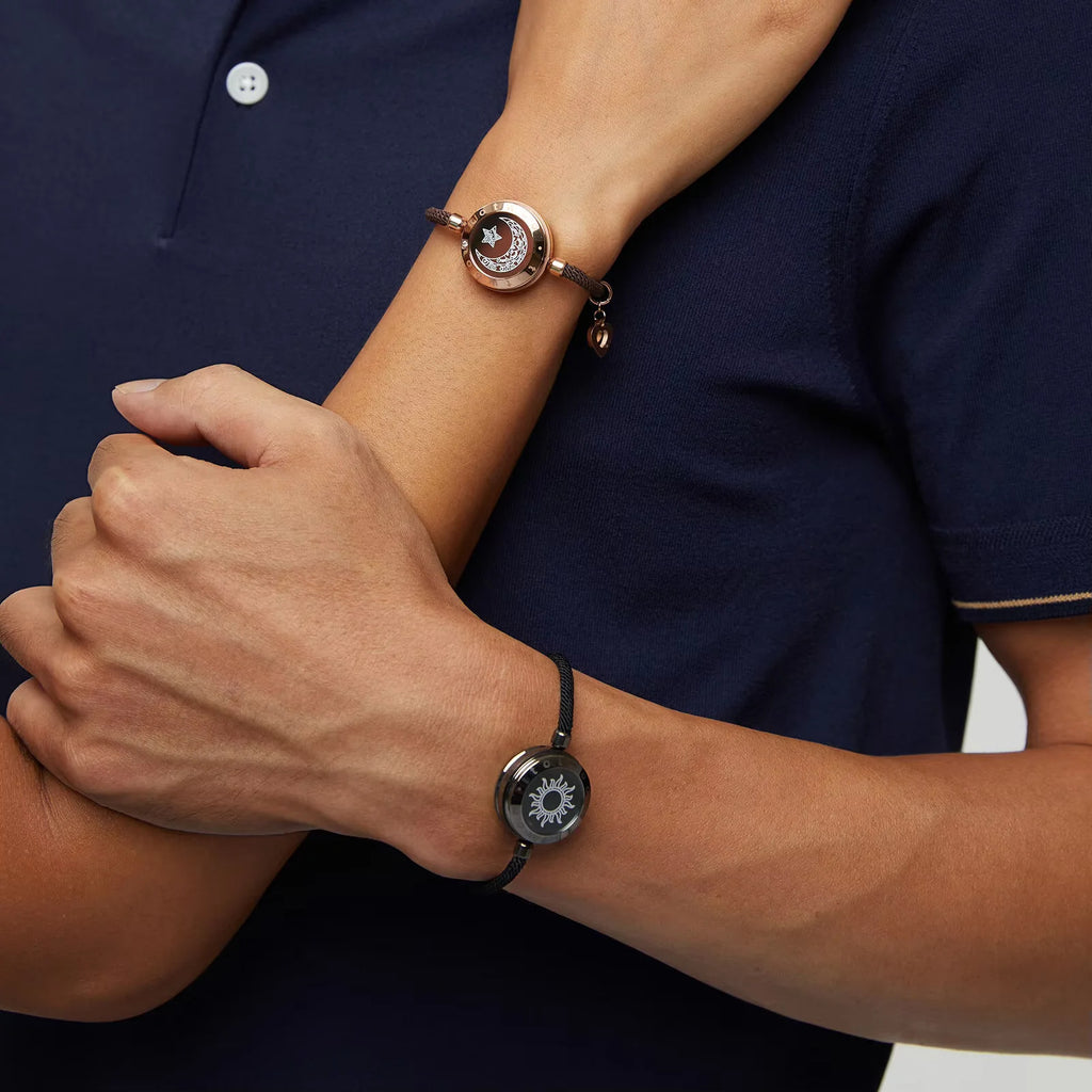 TouchBond Love Bracelet - Sliver + Gold